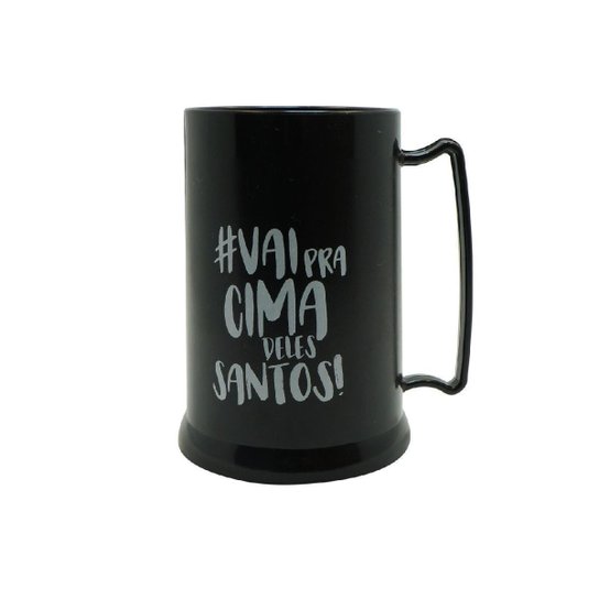 Kit Santos Oficial-Camisa Trap+Caneca+Chaveiro Símbolo-Masculino Tamanho:GG;Gênero:Masculino;Cor: