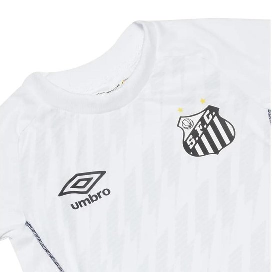 Kit Umbro Santos Clube Of. 2021 Infantil