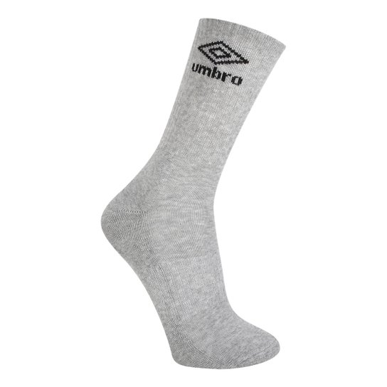 Meia Umbro Cano Longo C/ 3 Pares