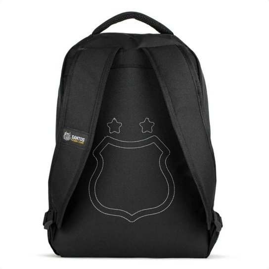 Mochila Esportiva Escolar Futebol Santos torcida Jovem 16622 Oficial