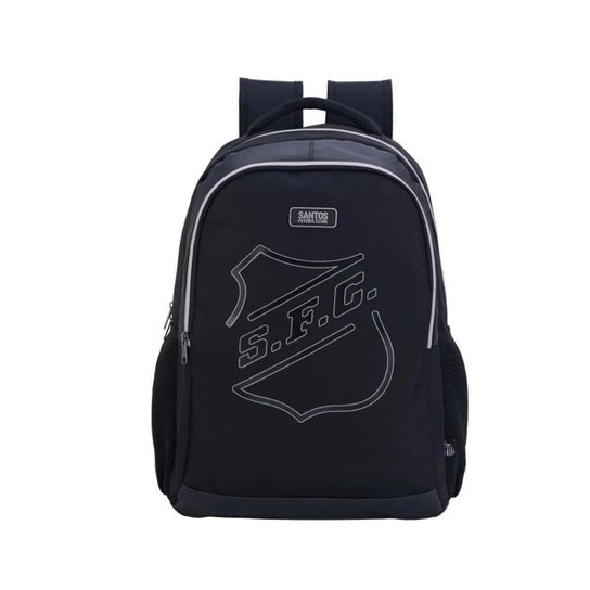 Mochila Esportiva Escolar Futebol Santos torcida Jovem 16623 Oficial
