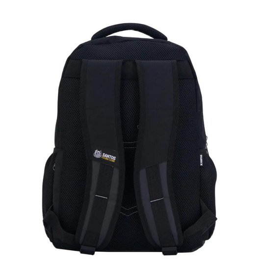 Mochila Esportiva Escolar Futebol Santos torcida Jovem 16623 Oficial