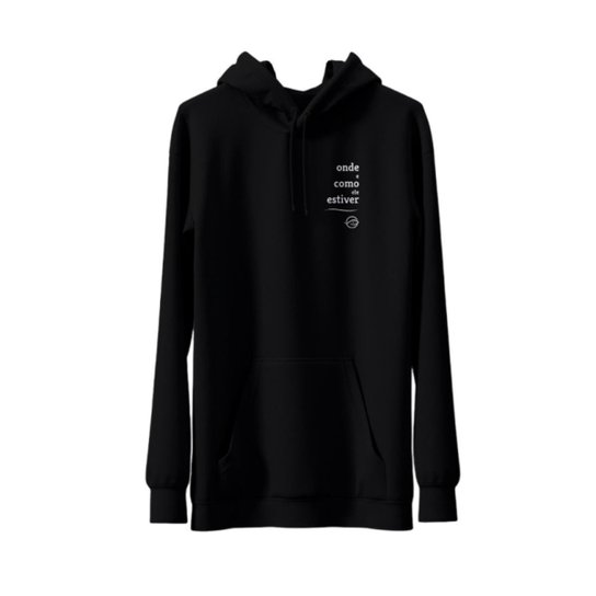 Moletom Capuz Santos Futebol Clube Onde e Como ele Estiver