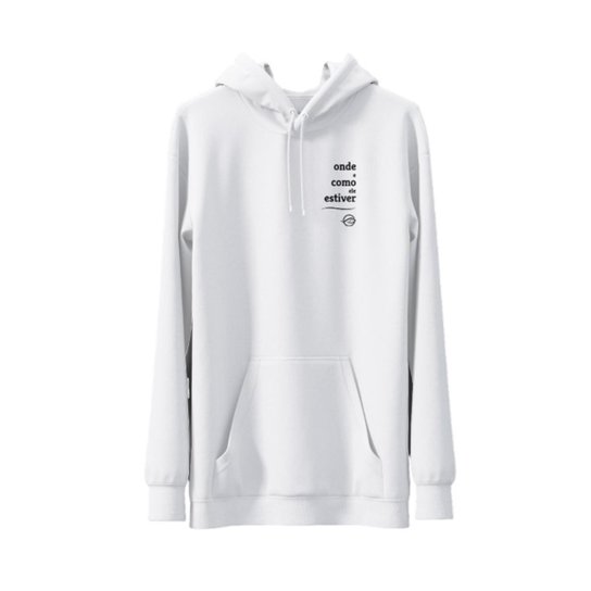 Moletom Capuz Santos Futebol Clube Onde e Como ele Estiver