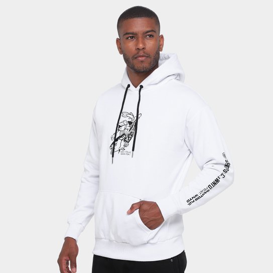 Moletom Com Capuz Santos Com Peixe Aonde For Masculino
