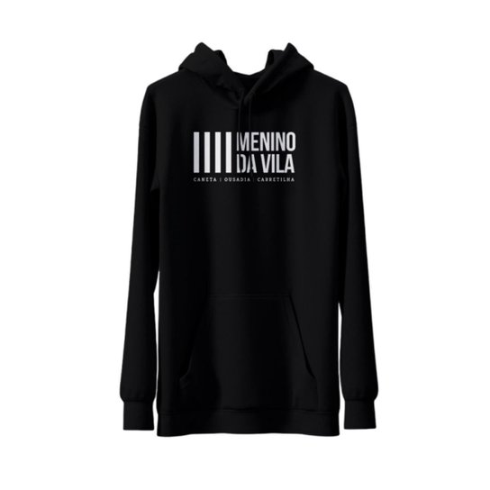 Moletom Com Capuz Santos Futebol Clube Menino da Vila