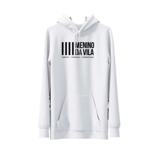 Moletom Com Capuz Santos Futebol Clube Menino da Vila