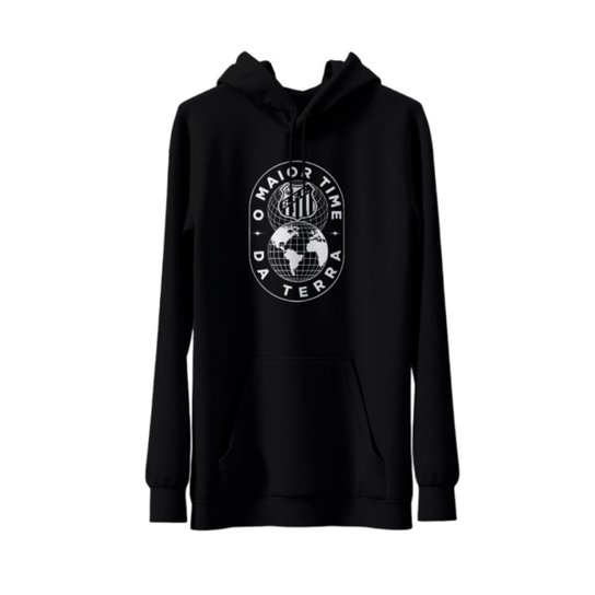 Moletom Com Capuz Santos Futebol Clube O Maior Time da Terra