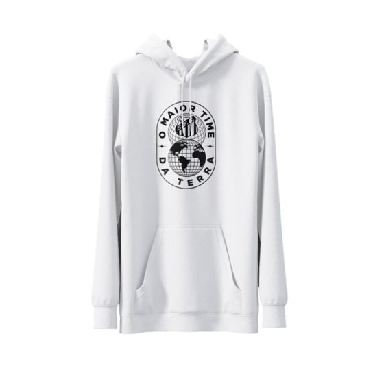 Moletom Com Capuz Santos Futebol Clube O Maior Time da Terra