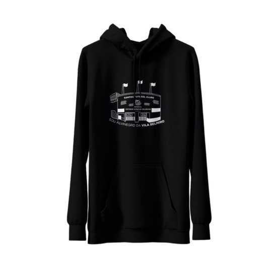 Moletom Com Capuz Santos Futebol Clube Vila Belmiro