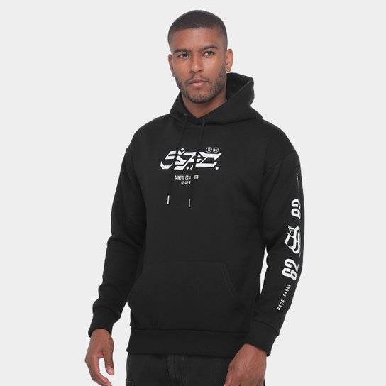 Moletom Com Capuz Santos Raça Garra e Tradição Masculino