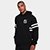 Moletom Santos Com Capuz Masculino - Preto+Branco