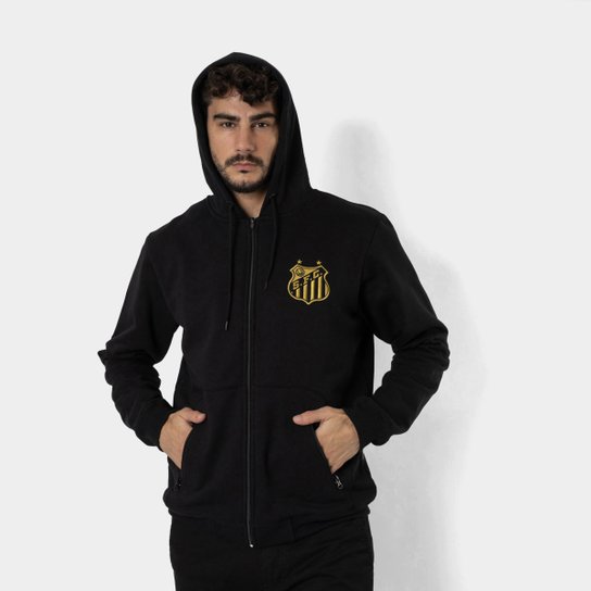 Moletom Santos Glória Alvinegra C/ Zíper Masculino