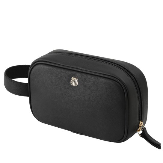 Nécessaire de Couro Santos Preto