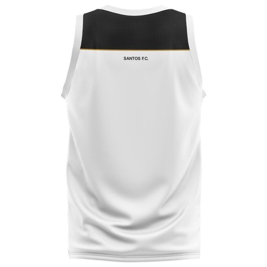 Regata Braziline Liberta Santos Masculino - Preto