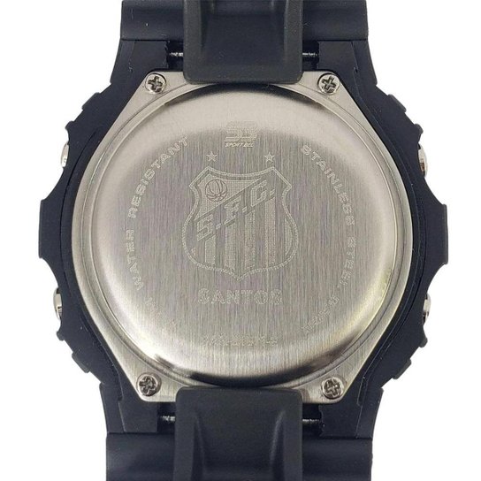 RELÓGIO BEL WATCH SANTOS F.C OFICIAL DIGITAL - PRETO UN