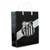 Sacola De Presentes Cores Time 33x9x27cm - Santos - Preto+Branco