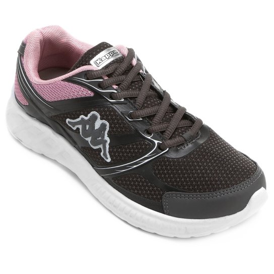Tênis Kappa Piemonte Feminino - Grafite+Rosa