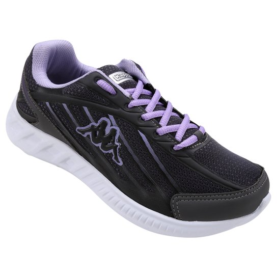 Tênis Kappa Sicília Feminino - Preto+Lilás