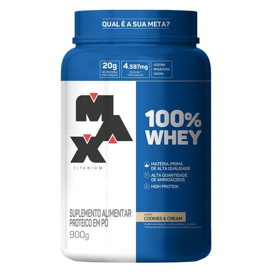 Whey 100% V01 900G - Max Titanium