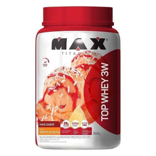 Whey Protein Top Whey 3W Mais Sabor 900 g - Max Titanium
